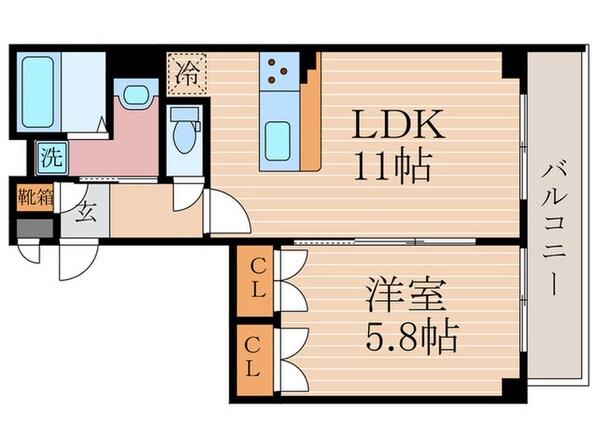 セレンディピティの物件間取画像